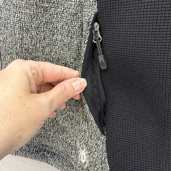 Spyder Jacket Women's Medium Black Charcoal Heather Sherpa Lined Cozy Jacket - Picture 9 of 12